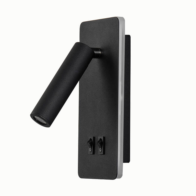 Rotatable Metal Wall Light – Dual Control Reading Sconce for Bedrooms