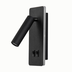 Rotatable Metal Wall Light – Dual Control Reading Sconce for Bedrooms