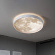 Dimmable Moon Wall Light with Remote – Realistic LED Lunar Wall Lamp