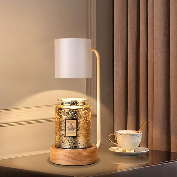 Dimmable Electric Candle Warmer Lamp – Adjustable Light & Fragrance Melter for Home Décor
