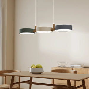 Nordic Modern Metal Cylinder Pendant Light