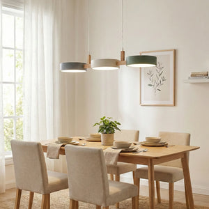 Nordic Modern Metal Cylinder Pendant Light