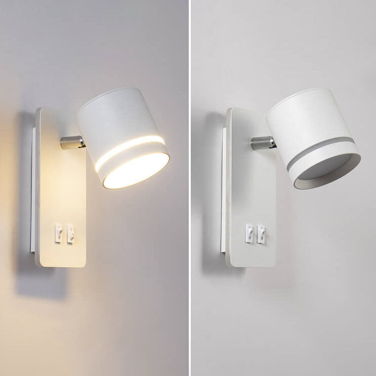 Rotatable Metal Wall Light – Dual Control Reading Sconce for Bedrooms