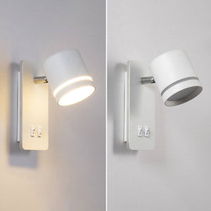Rotatable Metal Wall Light – Dual Control Reading Sconce for Bedrooms