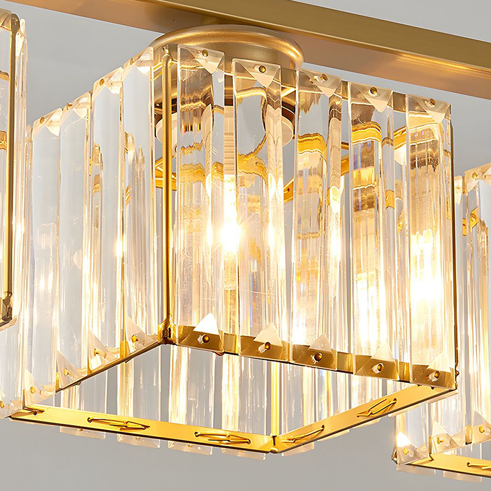 Modern Multi-Head Glass Pendant Light – Nordic Style Hanging Fixture
