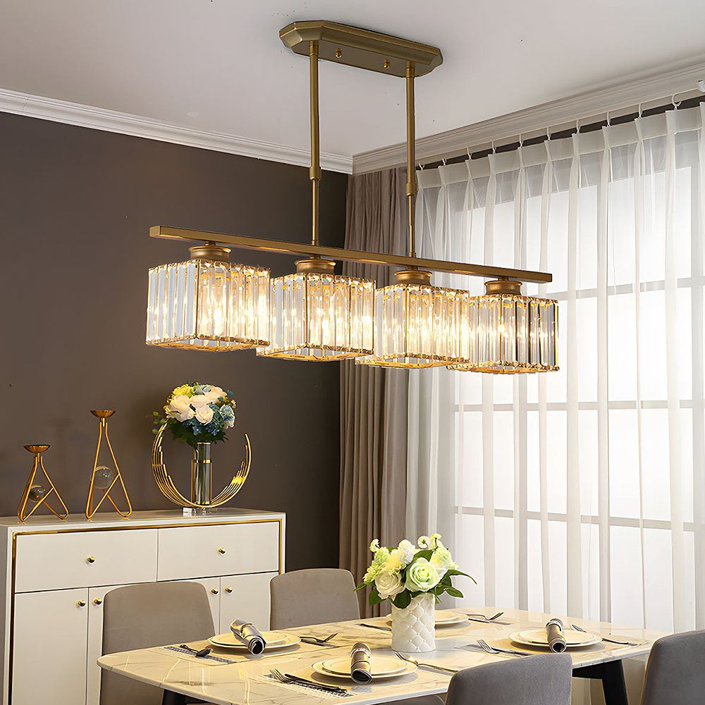 Modern Multi-Head Glass Pendant Light – Nordic Style Hanging Fixture