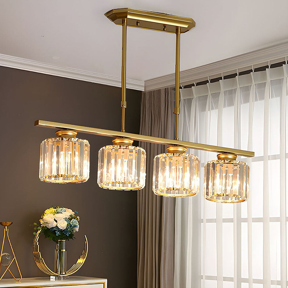 Modern Multi-Head Glass Pendant Light – Nordic Style Hanging Fixture