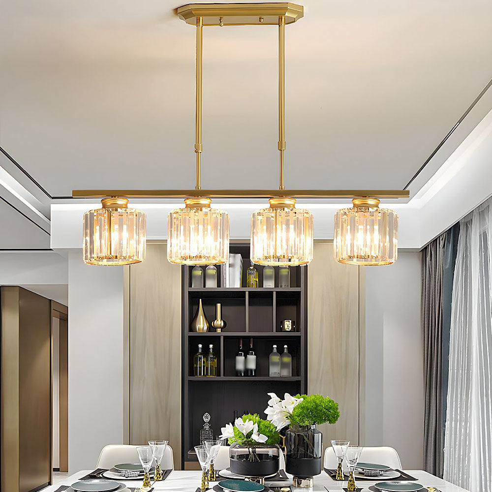 Modern Multi-Head Glass Pendant Light – Nordic Style Hanging Fixture