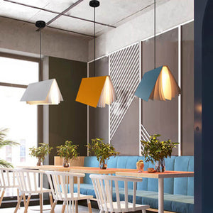 Rustic Industrial Ceiling Light – Modern Aluminum Hanging Lamp for Home Décor