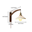 Nordic Ceramic Wall Lamp with Pull Switch – Modern Copper Wall Sconce