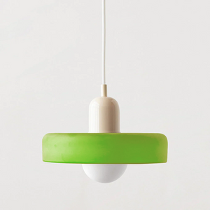 Pendant Light in Colored Glass