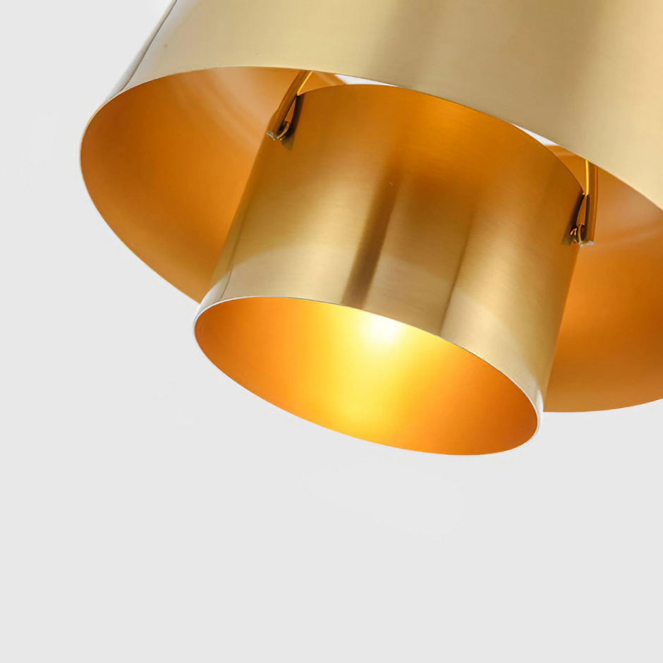 Vintage Style Metallic Pendant Light