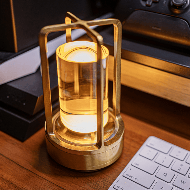 Crystal Lantern LED Lamp – Waterproof Touch Control Light for Elegant Home Décor