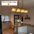 Modern Multi-Head Glass Pendant Light – Nordic Style Hanging Fixture