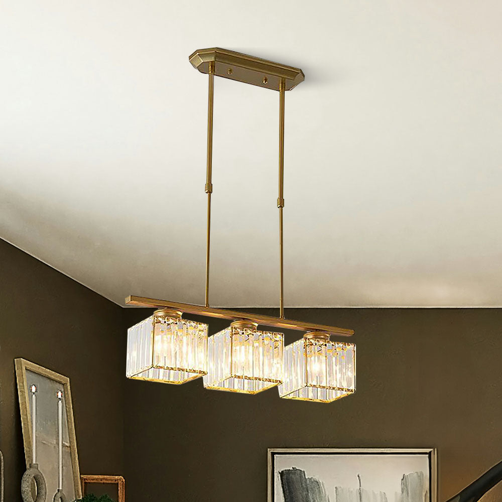 Modern Multi-Head Glass Pendant Light – Nordic Style Hanging Fixture