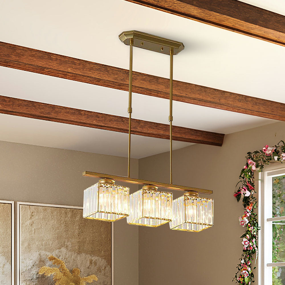 Modern Multi-Head Glass Pendant Light – Nordic Style Hanging Fixture