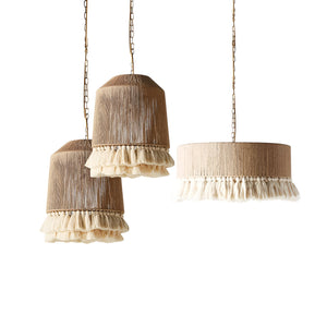 Rustic Pendant Light – Vintage Boho Ceiling Lamp for Living Spaces