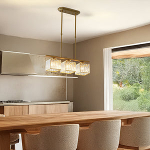 Modern Multi-Head Glass Pendant Light – Nordic Style Hanging Fixture