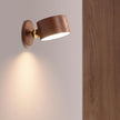 Rechargeable LED Bedside Lamp – Touch Dimmable Wooden Wall Light