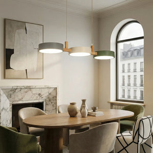 Nordic Modern Metal Cylinder Pendant Light