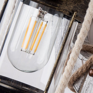 Vintage-Inspired Wall Lamp – Steampunk Wood and Metal Design