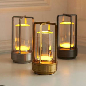 Crystal Lantern LED Lamp – Waterproof Touch Control Light for Elegant Home Décor