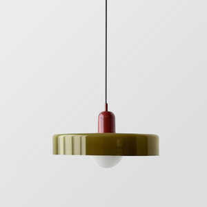 Pendant Light in Colored Glass