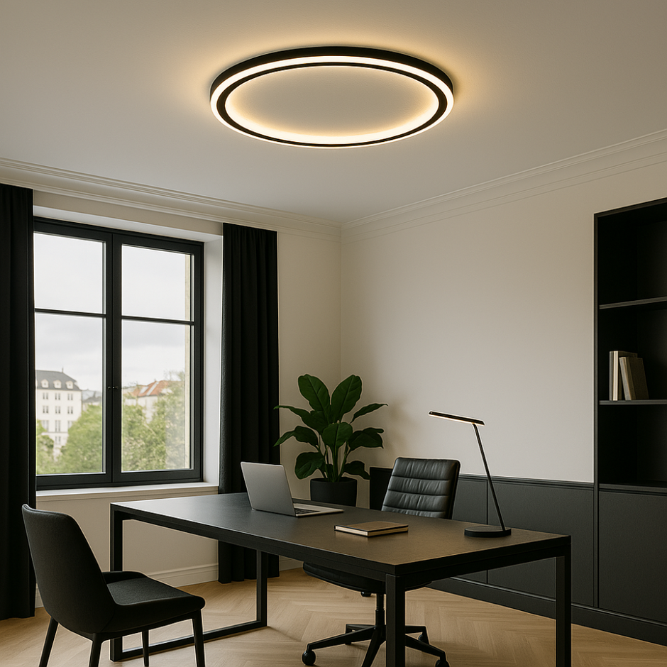 Dimmable LED ceiling light Elegant lighting for the living room, dining room and hallway