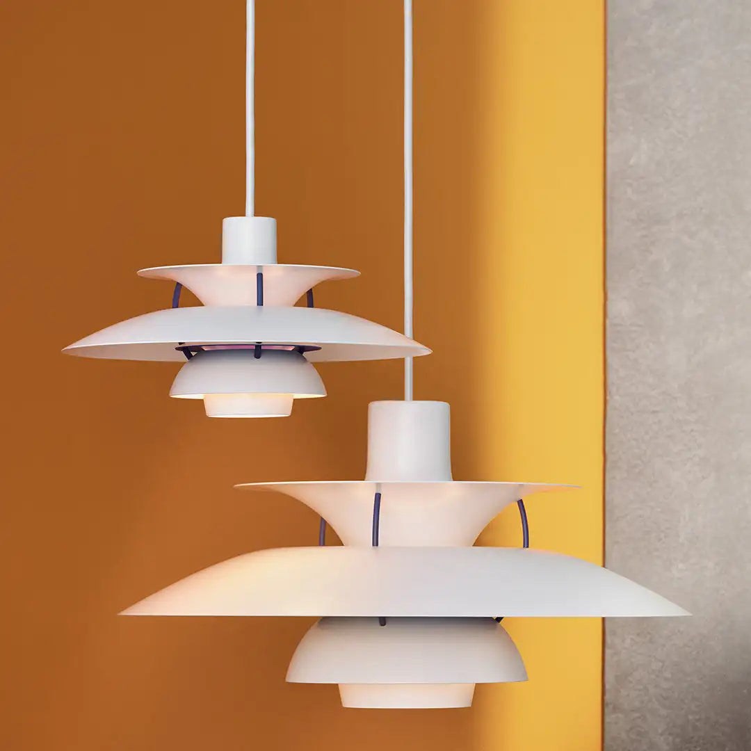 Modern dimmable LED ceiling light – round, long-lasting lighting for the living room, dining room and office