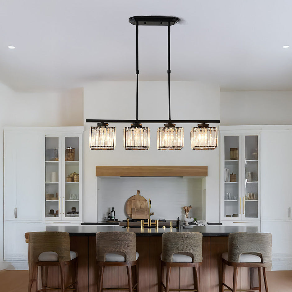 Modern Multi-Head Glass Pendant Light – Nordic Style Hanging Fixture