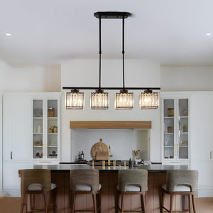 Modern Multi-Head Glass Pendant Light – Nordic Style Hanging Fixture