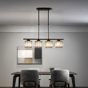 Modern Multi-Head Glass Pendant Light – Nordic Style Hanging Fixture