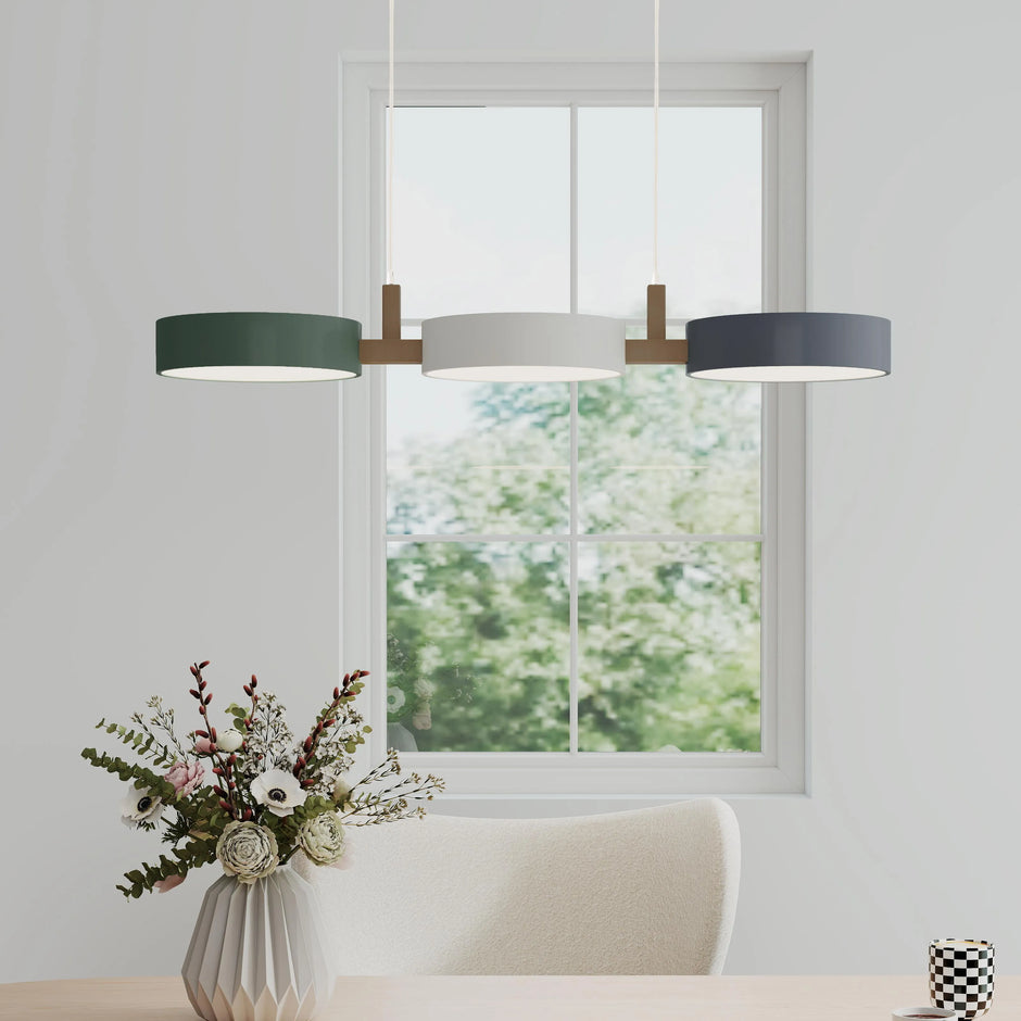Nordic Modern Metal Cylinder Pendant Light