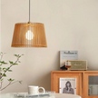 Bucket Wooden Pendant Light