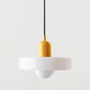 Pendant Light in Colored Glass