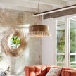 Rustic Pendant Light – Vintage Boho Ceiling Lamp for Living Spaces