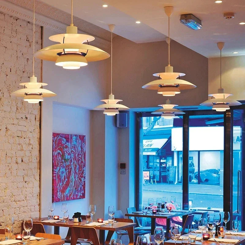 Modern dimmable LED ceiling light – round, long-lasting lighting for the living room, dining room and office