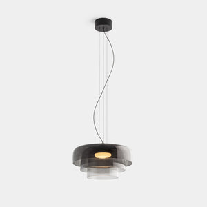 Modern Metal & Glass Pendant Light – Elegant Dining Room & Kitchen Ceiling Lamp