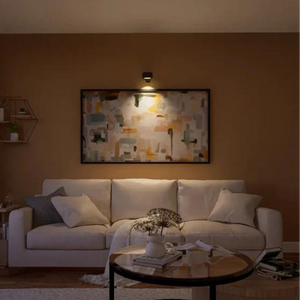 Wireless Charging Wall Lamp – 360° Rotatable LED Light with Touch