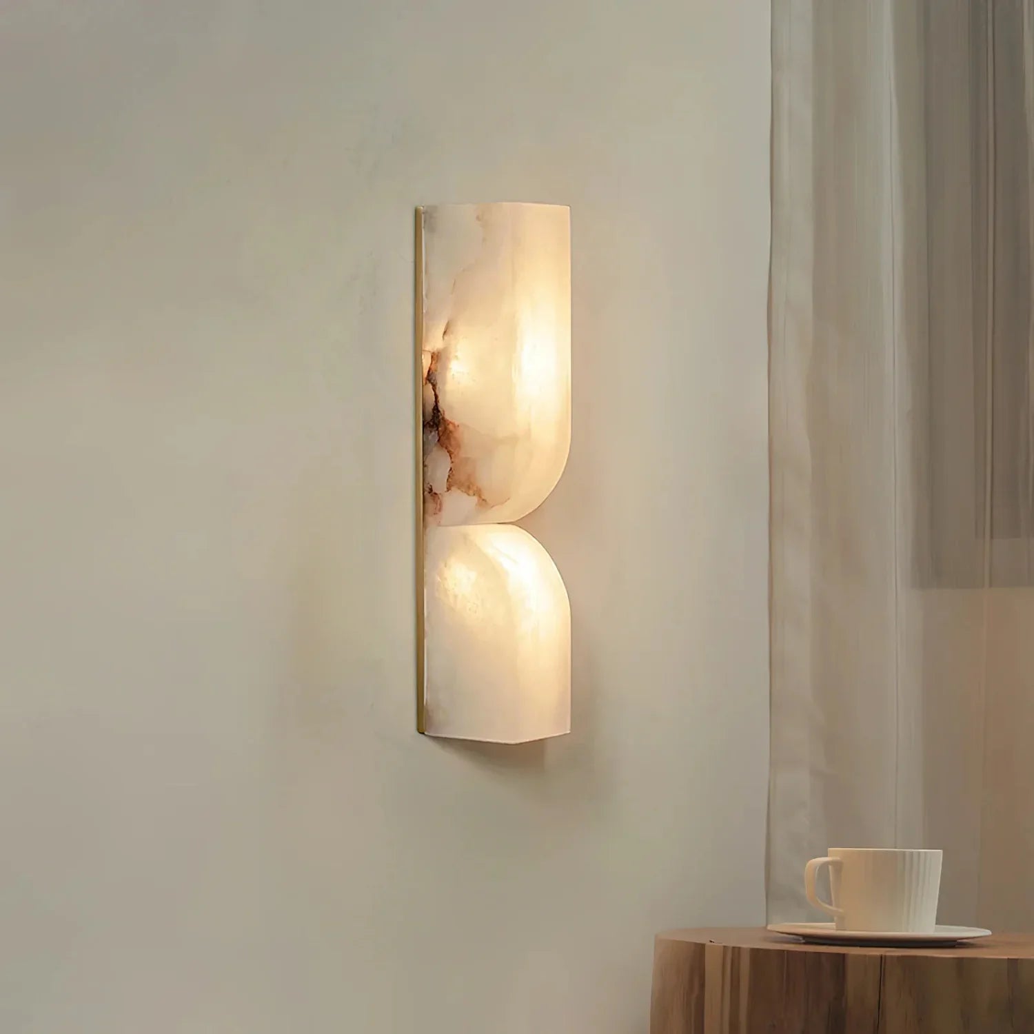 Luxury Copper Marble Wall Lamp Light