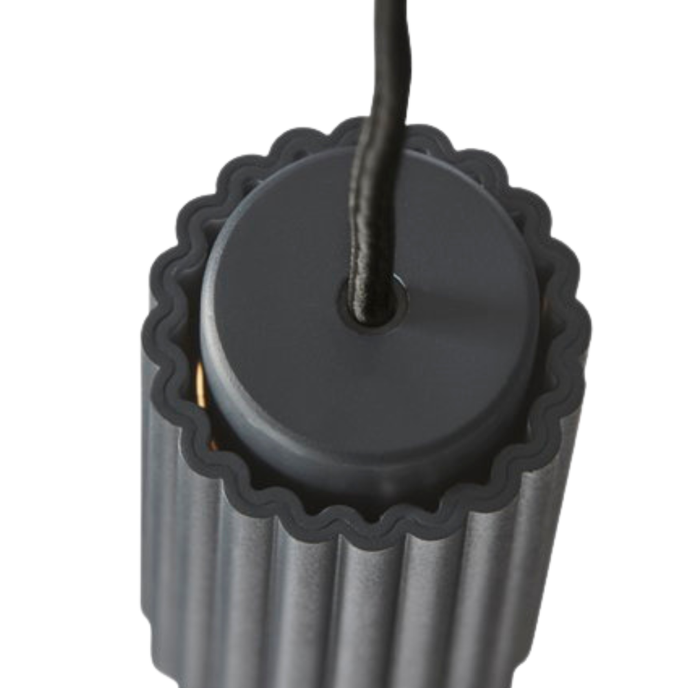 Striped Aluminum Tube Pendant Lamp – Contemporary Linear Ceiling Light for Home Decor