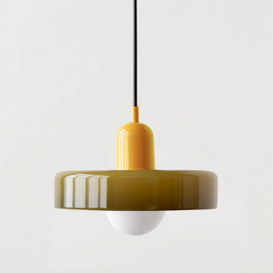 Pendant Light in Colored Glass