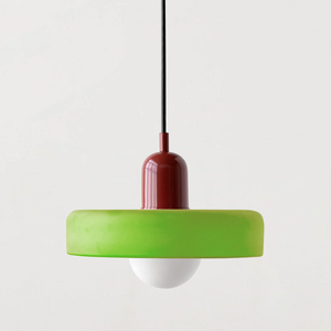 Pendant Light in Colored Glass