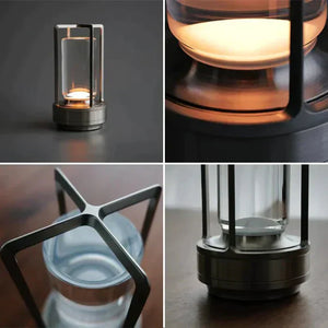 Crystal Lantern LED Lamp – Waterproof Touch Control Light for Elegant Home Décor