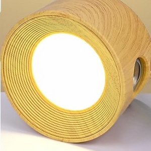 Wireless LED Wall Lamp – 360° Rotating Rechargeable Light with Timer Function