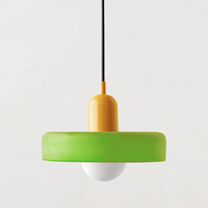Pendant Light in Colored Glass
