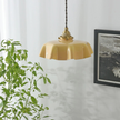 White Glass and Flower Shaped Chandelier Ceiling Light