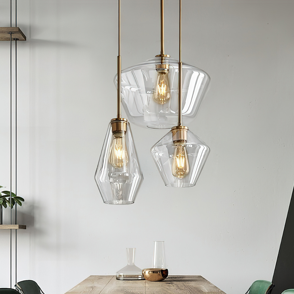 Modern Chandelier Glass Pendant Light