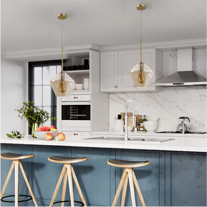 Vintage Style Glass Pendant Light