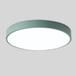 Nordic Wooden Circular Ceiling Light_  Modern Macaroon Design For Living Spaces